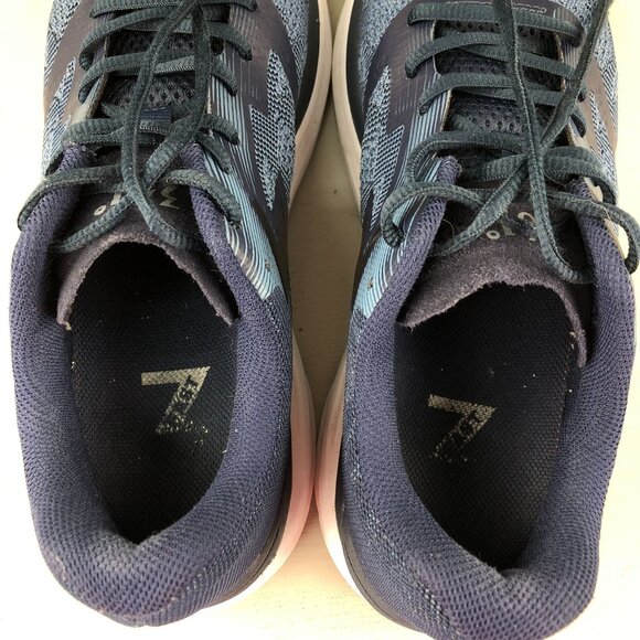 361 Degrees Men's Size 8.5 Spinject Denim Blue Sport Running Sneakers Y804-6870 - Picture 12 of 15